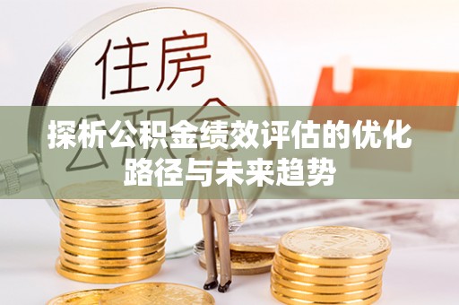 合水探析公积金绩效评估的优化路径与未来趋势